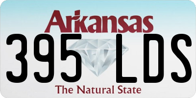 AR license plate 395LDS