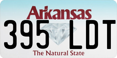 AR license plate 395LDT