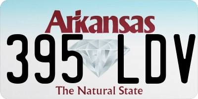 AR license plate 395LDV