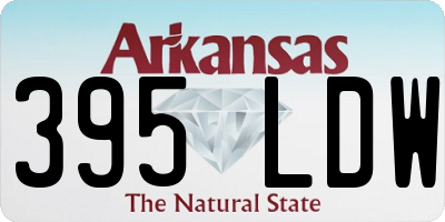 AR license plate 395LDW