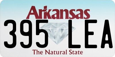 AR license plate 395LEA
