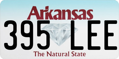 AR license plate 395LEE