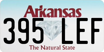 AR license plate 395LEF