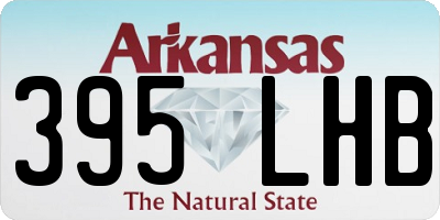 AR license plate 395LHB