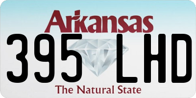 AR license plate 395LHD