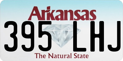 AR license plate 395LHJ