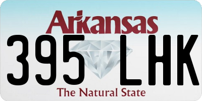 AR license plate 395LHK