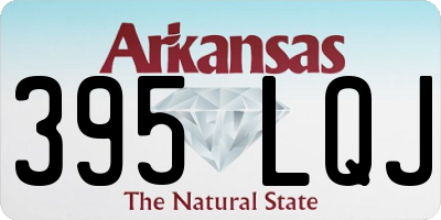 AR license plate 395LQJ