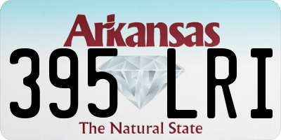 AR license plate 395LRI