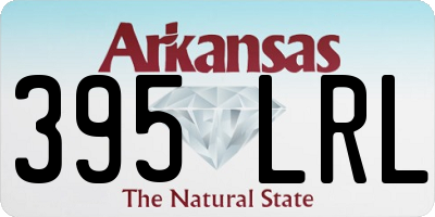AR license plate 395LRL
