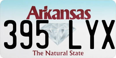 AR license plate 395LYX