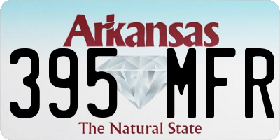 AR license plate 395MFR