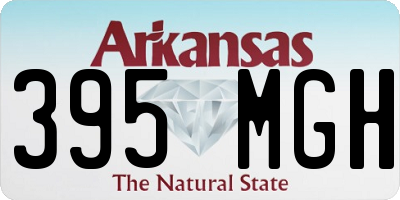 AR license plate 395MGH