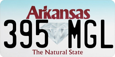AR license plate 395MGL