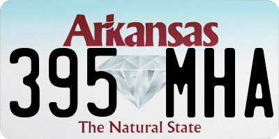 AR license plate 395MHA