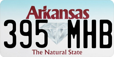 AR license plate 395MHB