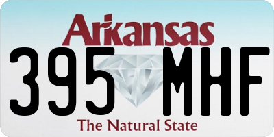AR license plate 395MHF