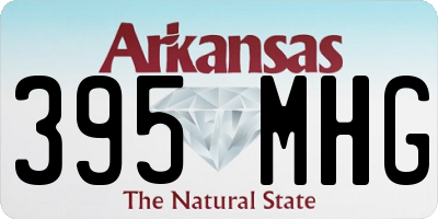AR license plate 395MHG