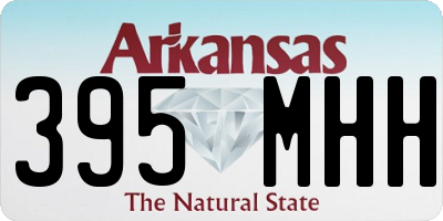 AR license plate 395MHH