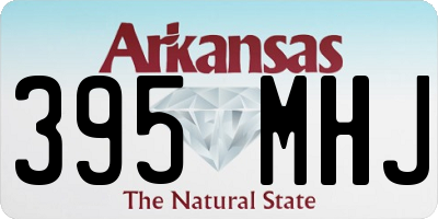 AR license plate 395MHJ