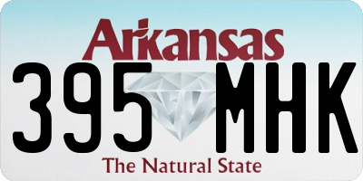 AR license plate 395MHK