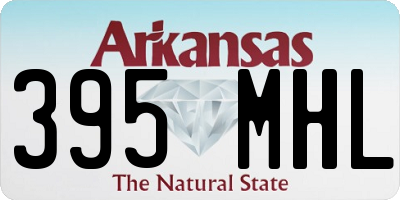 AR license plate 395MHL