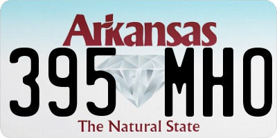 AR license plate 395MHO