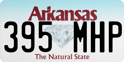 AR license plate 395MHP