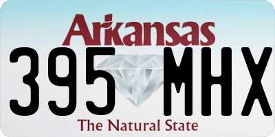 AR license plate 395MHX