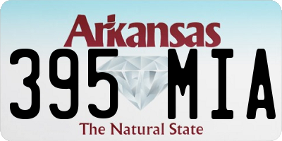 AR license plate 395MIA