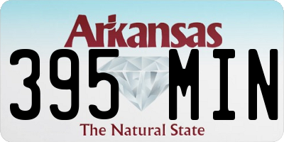 AR license plate 395MIN