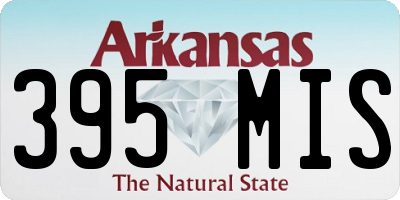 AR license plate 395MIS