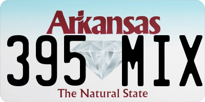 AR license plate 395MIX