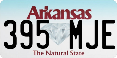 AR license plate 395MJE