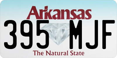 AR license plate 395MJF