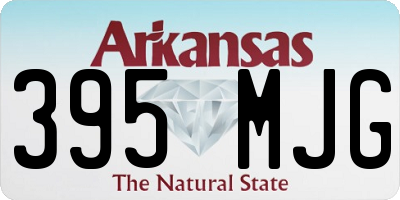 AR license plate 395MJG