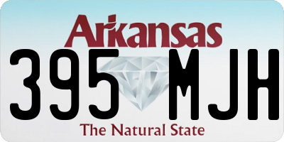 AR license plate 395MJH