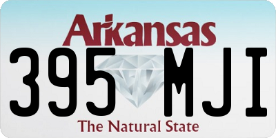 AR license plate 395MJI