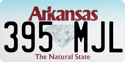 AR license plate 395MJL