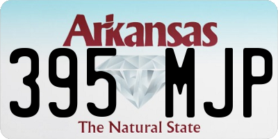 AR license plate 395MJP