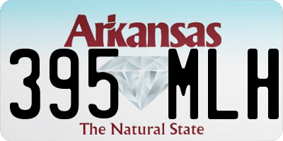 AR license plate 395MLH
