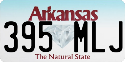 AR license plate 395MLJ