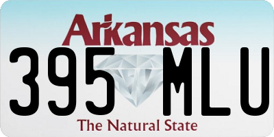 AR license plate 395MLU