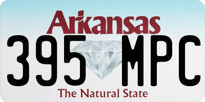 AR license plate 395MPC
