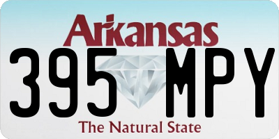 AR license plate 395MPY