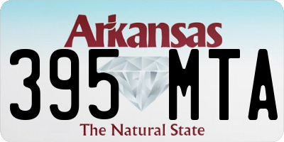 AR license plate 395MTA