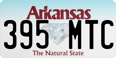 AR license plate 395MTC