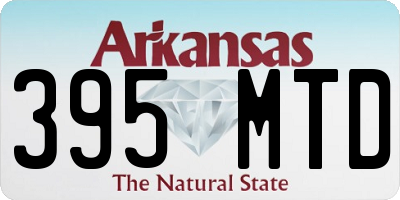 AR license plate 395MTD