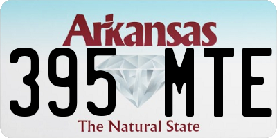 AR license plate 395MTE