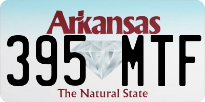 AR license plate 395MTF